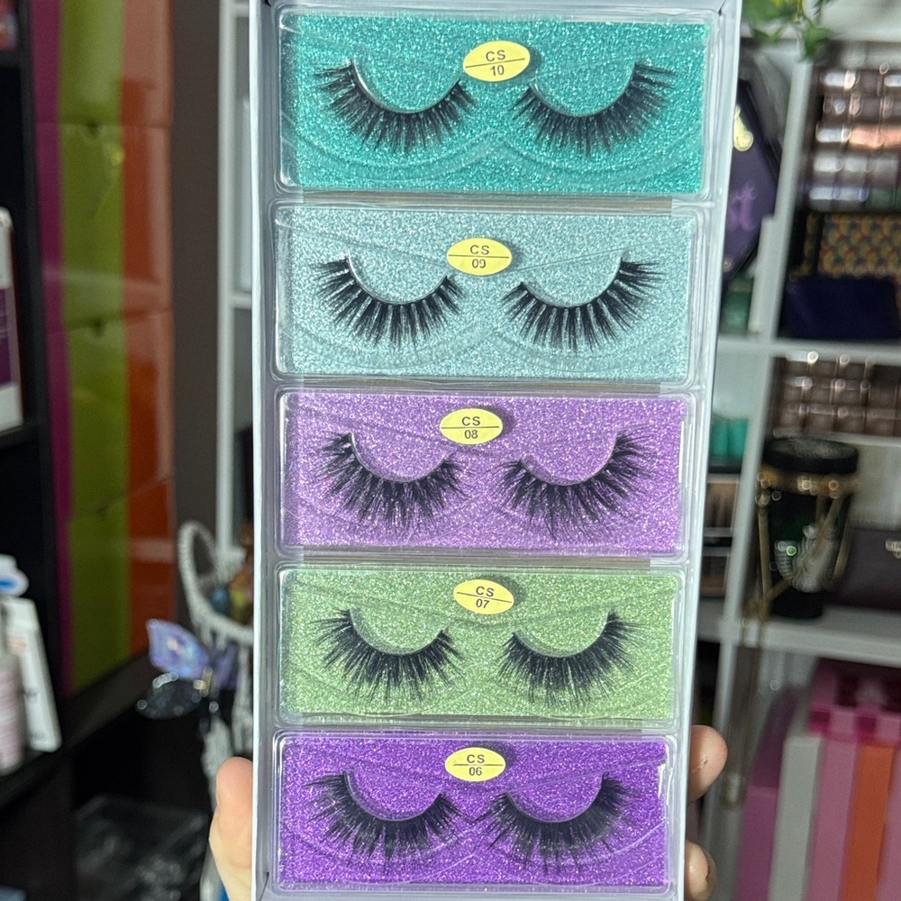 Faux Eyelashes Set of 5